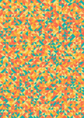 Soyut Geometrik Desen üretken hesaplama sanatı çizimi