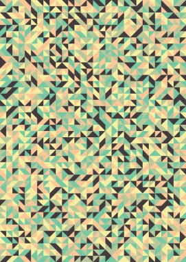 Soyut Geometrik Desen, üretken hesaplama sanatı çizimi