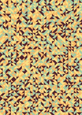 Soyut Geometrik Desen, üretken hesaplama sanatı çizimi