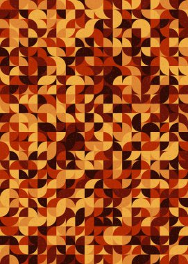 Soyut Geometrik Desen üretken hesaplama sanatı çizimi