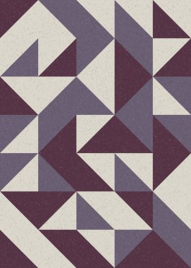 Soyut Geometrik Desen, üretken hesaplama sanatı çizimi