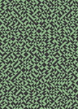 Soyut Geometrik Desen, üretken hesaplama sanatı çizimi