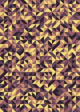 Soyut Geometrik Desen, üretken hesaplama sanatı çizimi