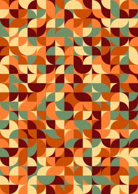 Soyut Geometrik Desen üretken hesaplama sanatı çizimi