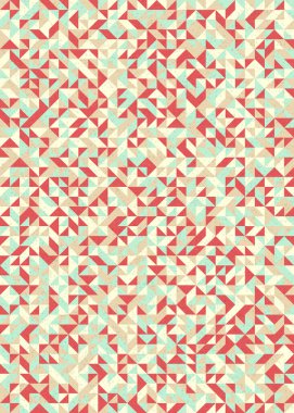 Soyut Geometrik Desen, üretken hesaplama sanatı çizimi