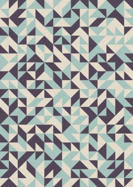 Soyut Geometrik Desen üretken hesaplama sanatı çizimi