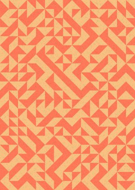 Soyut Geometrik Desen, üretken hesaplama sanatı çizimi