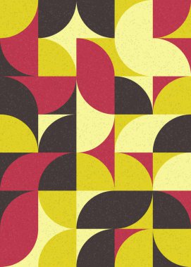 Soyut Geometrik Desen üretken hesaplama sanatı çizimi