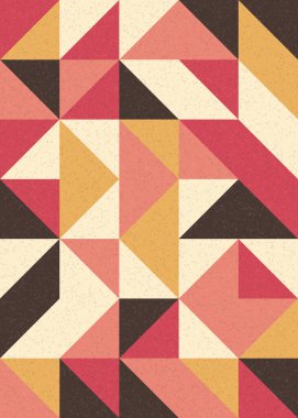 Soyut Geometrik Desen üretken hesaplama sanatı çizimi