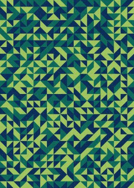 Soyut Geometrik Desen üretken hesaplama sanatı çizimi