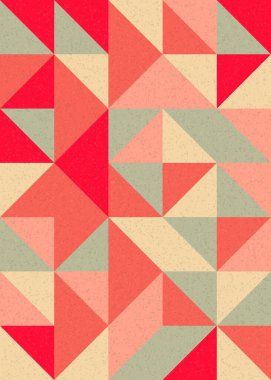 Soyut Geometrik Desen üretken hesaplama sanatı çizimi