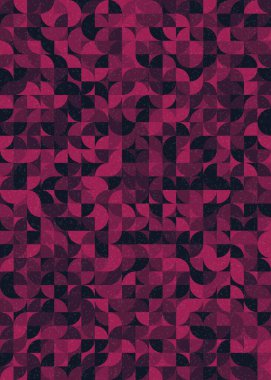 Soyut Geometrik Desen üretken hesaplama sanatı çizimi