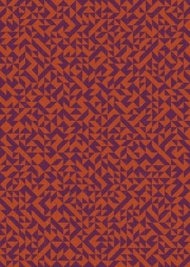 Soyut Geometrik Desen, üretken hesaplama sanatı çizimi