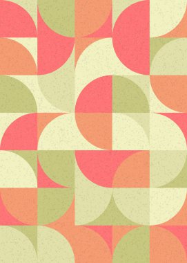 Soyut Geometrik Desen üretken hesaplama sanatı çizimi