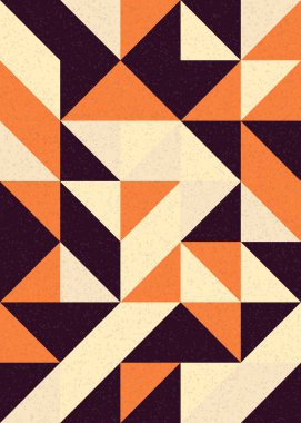 Soyut Geometrik Desen, üretken hesaplama sanatı çizimi