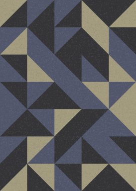 Soyut Geometrik Desen üretken hesaplama sanatı çizimi