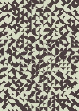 Soyut Geometrik Desen üretken hesaplama sanatı çizimi