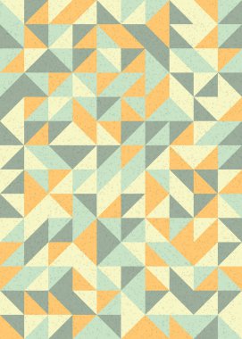 Soyut Geometrik Desen, üretken hesaplama sanatı çizimi