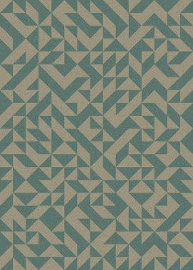 Soyut Geometrik Desen, üretken hesaplama sanatı çizimi