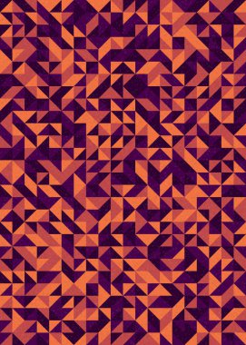 Soyut Geometrik Desen üretken hesaplama sanatı çizimi