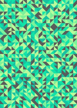 Soyut Geometrik Desen, üretken hesaplama sanatı çizimi