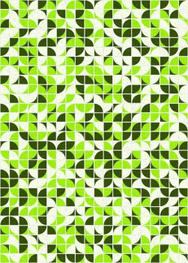 Soyut Geometrik Desen üretken hesaplama sanatı çizimi