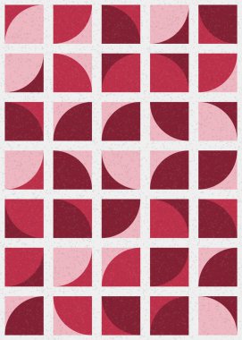 Soyut Geometrik Desen üretken hesaplama sanatı çizimi