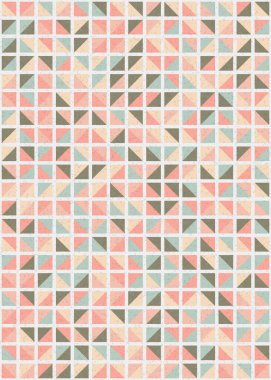 Soyut Geometrik Desen üretken hesaplama sanatı çizimi