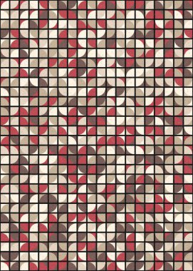 soyut geometrik model vektör çizimi