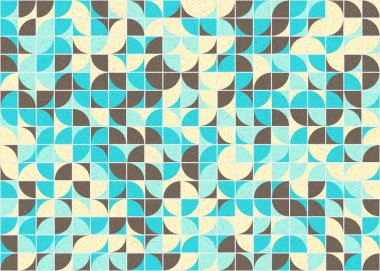 Soyut Geometrik Desen, üretken hesaplama sanatı çizimi