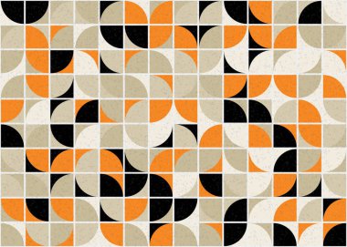 Soyut Geometrik Desen, üretken hesaplama sanatı çizimi