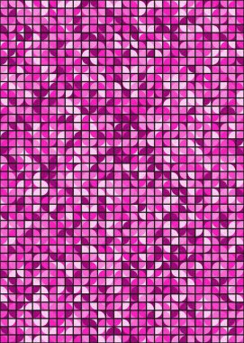 Soyut Geometrik Desen üretken hesaplama sanatı çizimi