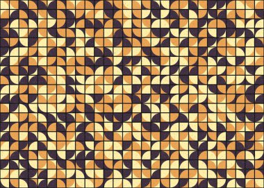 Soyut Geometrik Desen üretken hesaplama sanatı çizimi