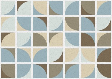 Soyut Geometrik Desen, üretken hesaplama sanatı çizimi