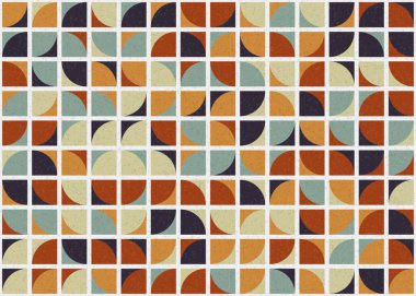 Soyut Geometrik Desen üretken hesaplama sanatı çizimi