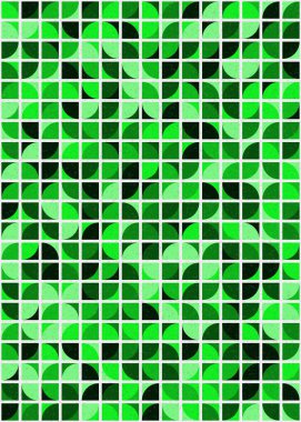 Soyut Geometrik Desen üretken hesaplama sanatı çizimi