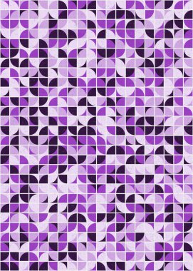 Soyut Geometrik Desen üretken hesaplama sanatı çizimi