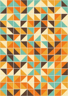 Soyut Geometrik Desen üretken hesaplama sanatı çizimi