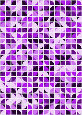 Soyut Geometrik Desen üretken hesaplama sanatı çizimi