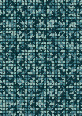 Soyut Geometrik Desen üretken hesaplama sanatı çizimi