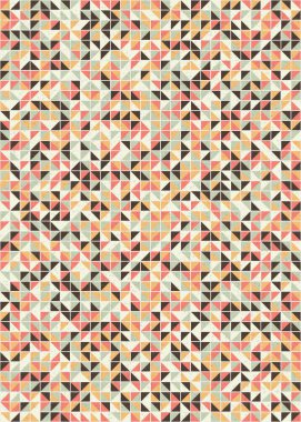 Soyut Geometrik Desen üretken hesaplama sanatı çizimi