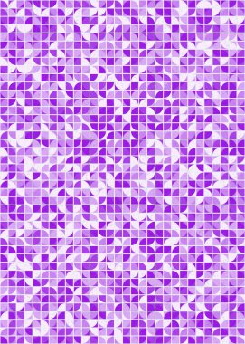 Soyut Geometrik Desen üretken hesaplama sanatı çizimi