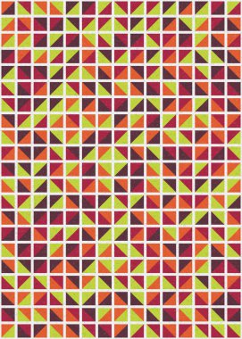 Soyut Geometrik Desen üretken hesaplama sanatı çizimi