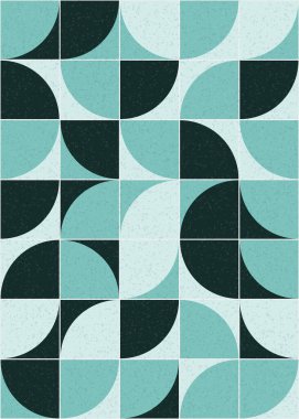 Soyut Geometrik Desen üretken hesaplama sanatı çizimi