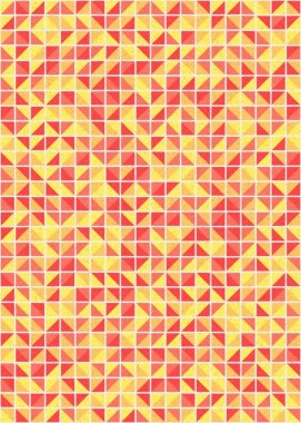 Soyut Geometrik Desen üretken hesaplama sanatı çizimi