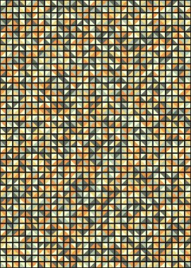 Soyut Geometrik Desen üretken hesaplama sanatı çizimi