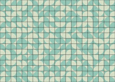 Soyut Geometrik Desen üretken hesaplama sanatı çizimi