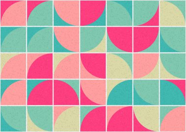 Soyut Geometrik Desen üretken hesaplama sanatı çizimi