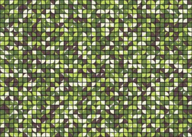 Soyut Geometrik Desen, üretken hesaplama sanatı çizimi