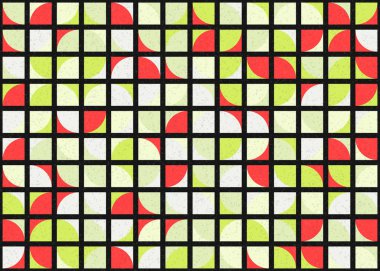 soyut geometrik model vektör çizimi